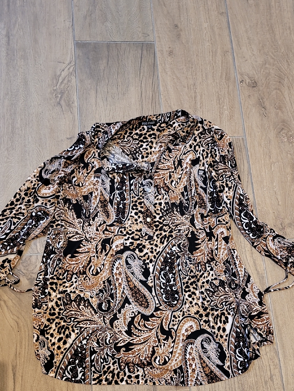 roz & ALI Paisley Top Stretch 1x